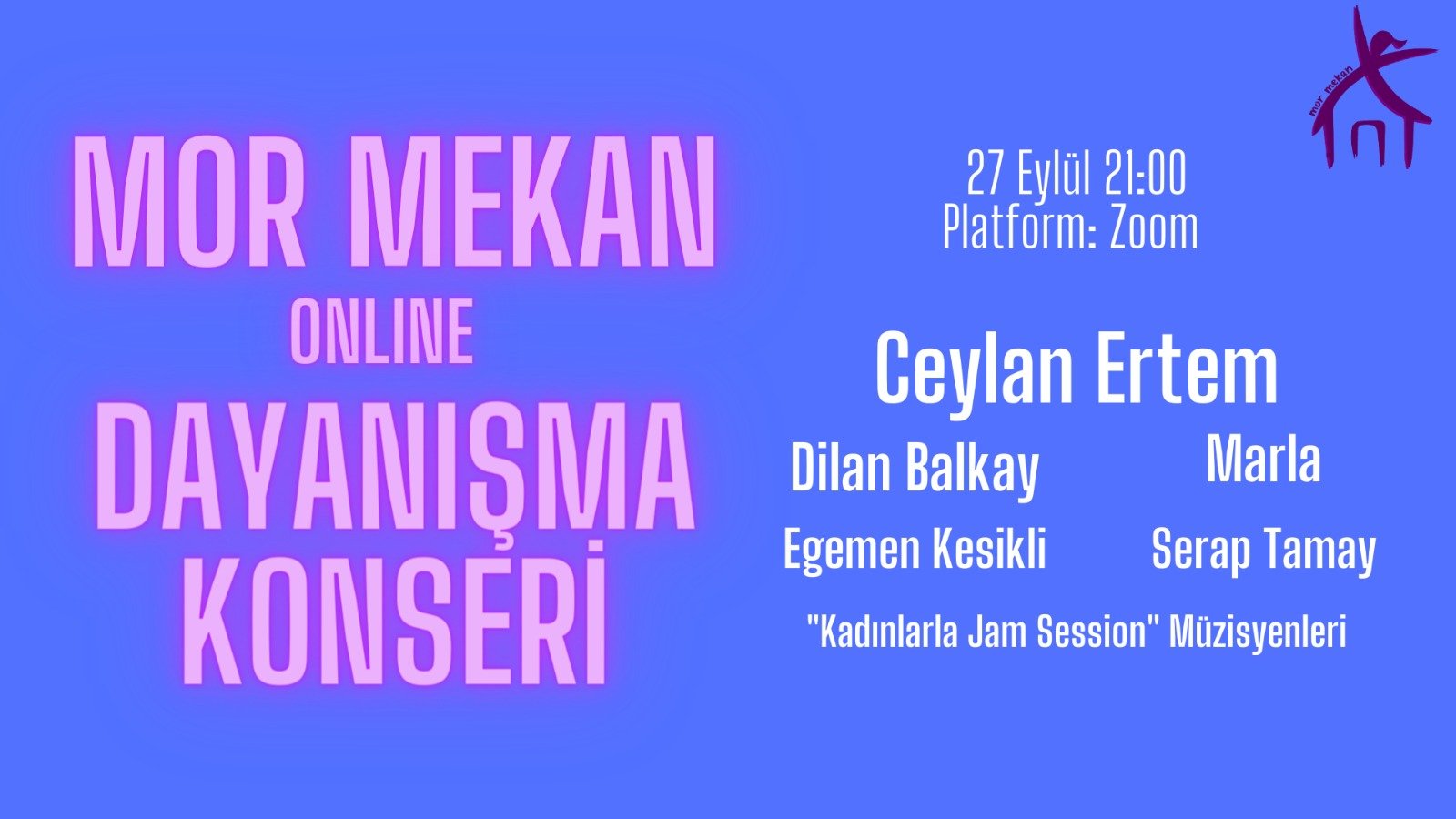 Mor Mekan’la Dayanışma Konseri (Online)