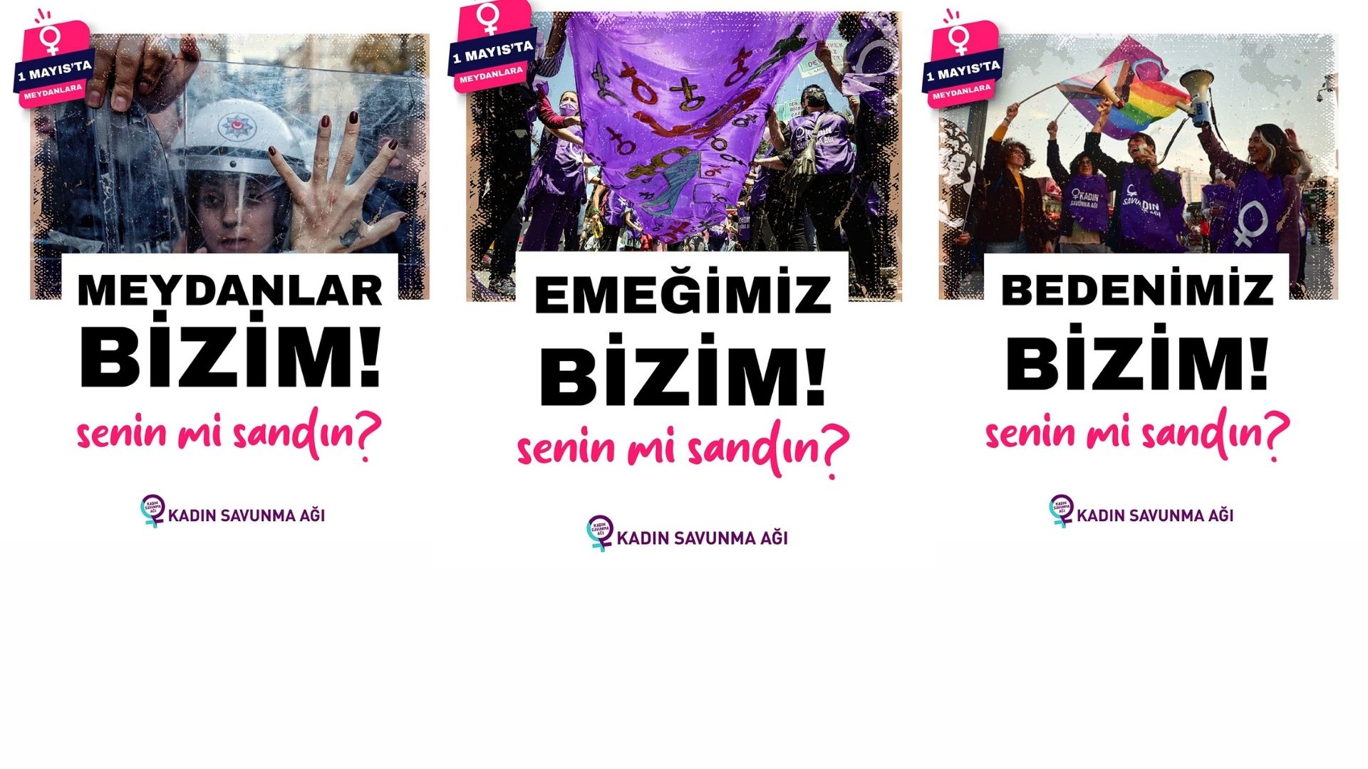 Emeğimiz, Bedenimiz, Meydanlar Bizim: 1 Mayıs’ta Sarıl Feminist İsyana! – Kadın Savunması